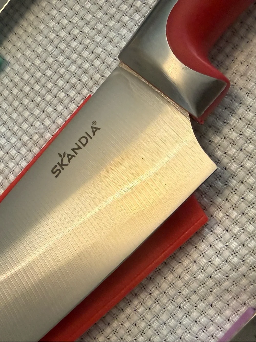 Skandia Color 3 Knife Set - Teal, Red, Purple Protective Sheaths